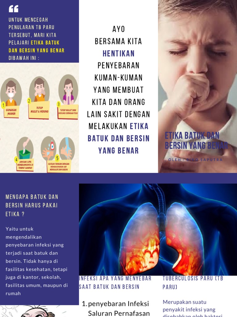Leaflet Etika Batuk Dan Bersin Pdf