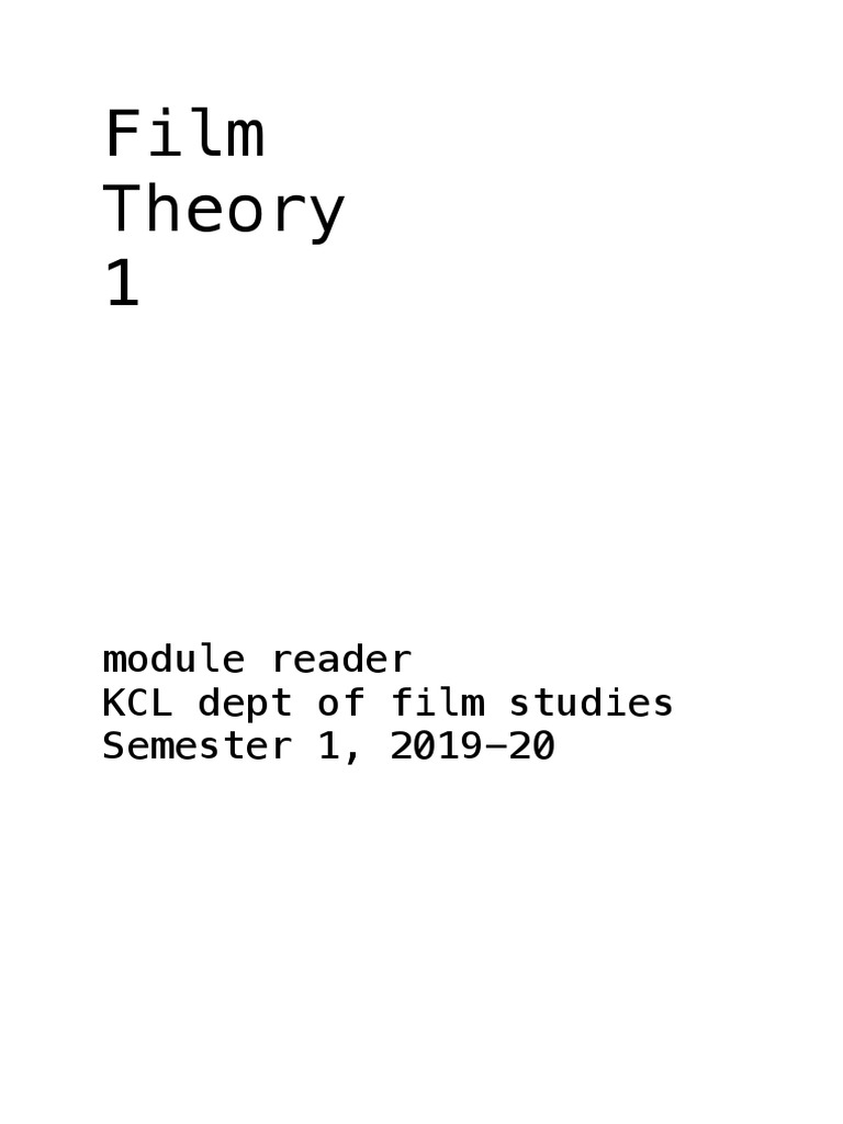 5aaqt0 Film Theory 1 Coursepack 19 Plagiarism Surrealism