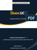 Configuración Avanzada de Routers EIGRP