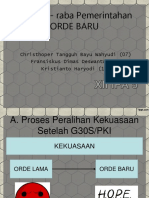 Peralihan Orde Baru