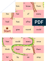 Sight Words Snakes Ladders Dolch 1st Grade
