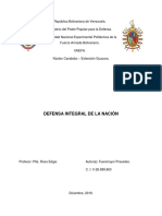 Fundamentos y Caracteristicas de La Defensa Integral de La Nación