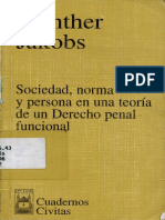 Sociedad, Norma y Persona en una Teoría de un Derecho Penal Funcional - Günther Jakobs.pdf