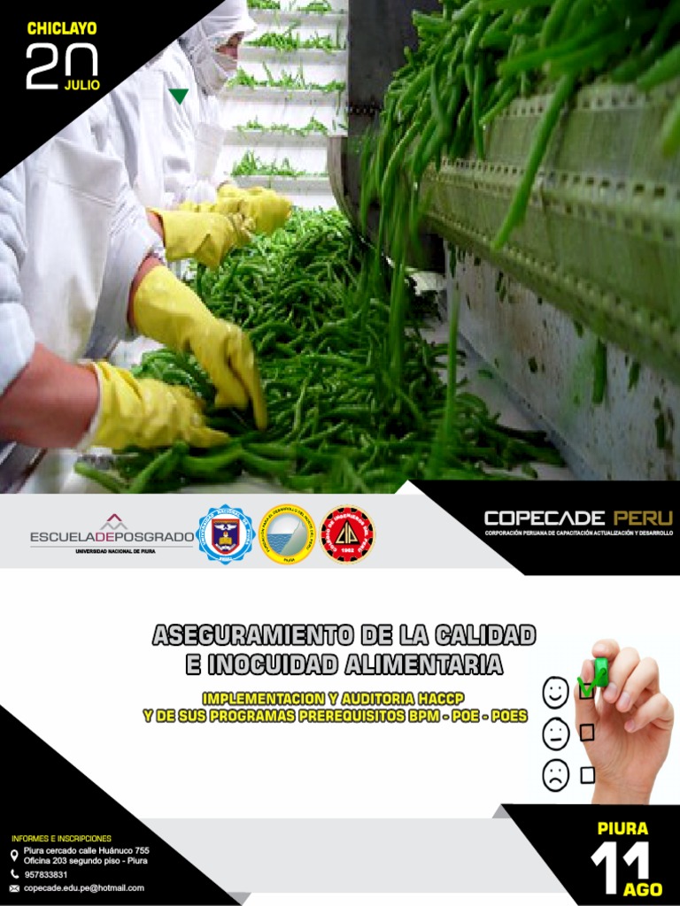 Programa de Inocuidad Alimentaria | PDF | Análisis de Riesgo y Puntos ...