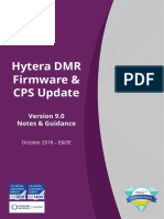 Hytera v9.0 Firmware Upgrade October 2018