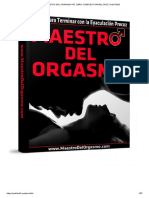 Maestro Del Orgasmo PDF Libro Completo Rafael Cruz Pubhtml5 PDF
