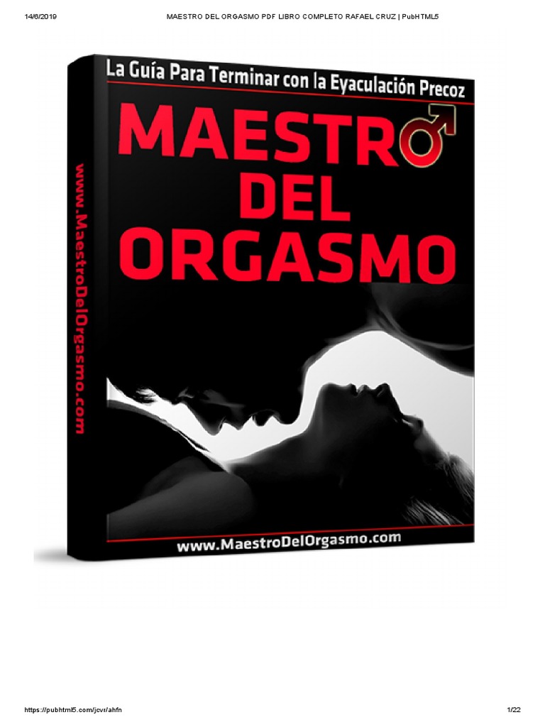 Maestro Del Orgasmo Pdf Libro Completo Rafael Cruz Pubhtml5 Pdf