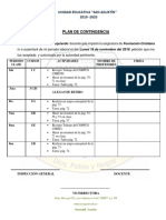 Plan de Contingencia