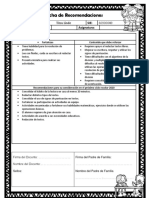 Ficha Descriptiva Del Estudiante Con Reprobación TITOS LINDE