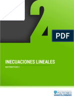 Lectura 6 Inecuaciones Matematicas PDF