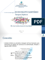 IPHS - Aula 3.4 - Esgoto Sanitário - Tanques Sépticos