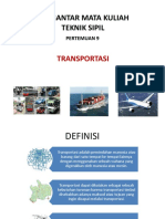 Slide CIV 107 Bidang Transportasi