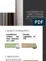 Contribuciones y tasas municipales