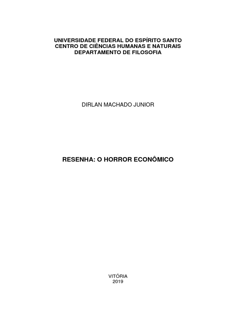 Análise crítica da obra 'O Horror Econômico' de Viviane Forrester e suas denúncias ao