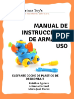 Manual de Instrucciones de Un Juguete