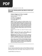 2008 - 05 How A Rear Steering System May Improve Motorcycle Dynamics IJ Vehicle Design Maggio