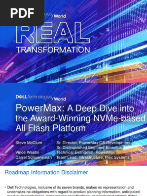 Dell Emc Powermax A Deep Dive Into The Award Winning Nvme Based All Flash Platform Backup Multi Core Processor