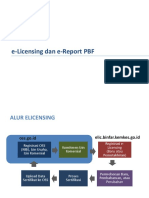 E-Lisensing & Report PBF