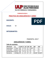 Farmacologia: Analgesicos