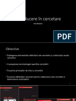 Introducere in Cercetare - Ana Branea PDF