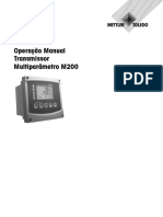 Operação Manual Transmissor Multiparâmetro M200