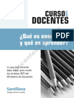 Que Es Ensenar y Que Es Aprender PDF