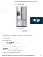 Whirlpool 25 Cu. Ft. French Door Refrigerator in Fingerprint-Resistant Stainless Steel-WRF555SDFZ - The Home Depot