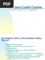 Java Crash Course: A Tutorial Introduction For C++ Programmers