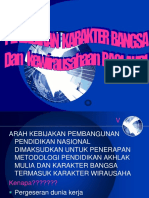 Integrasi Kurikulum Paud Karakter Bgs