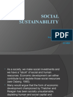 Social Sustainability: Presented by Vinu V Nair S3 Mba