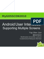 Android Multiple Screen