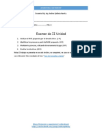 Examen de II Unidad PDF
