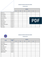 Attendance Sheet