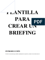 Plantilla Brief