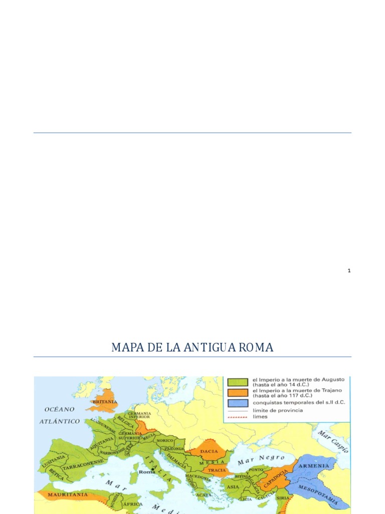 Mapa de La Antigua Roma | PDF | imperio Romano | Republica Romana, image size:768x1024