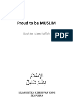 Materi PROUD TO BE MUSLIM