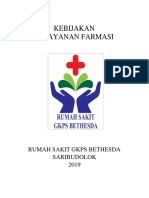 Kebijakan Pelayanan Farmasi RS Bethesda