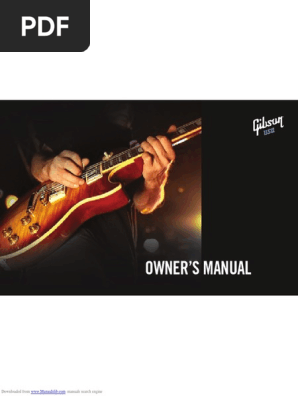 Manual Gibson SG