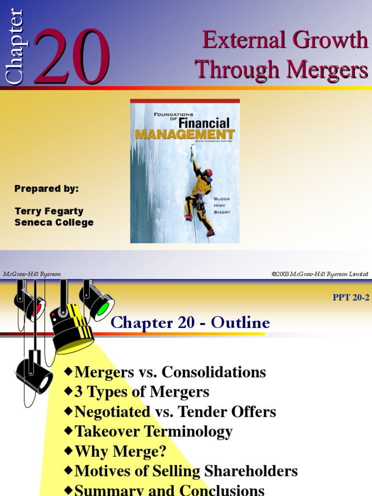 CH 20 | PDF | Mergers And Acquisitions | Takeover