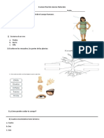 Examen Final de Ciencias Naturales