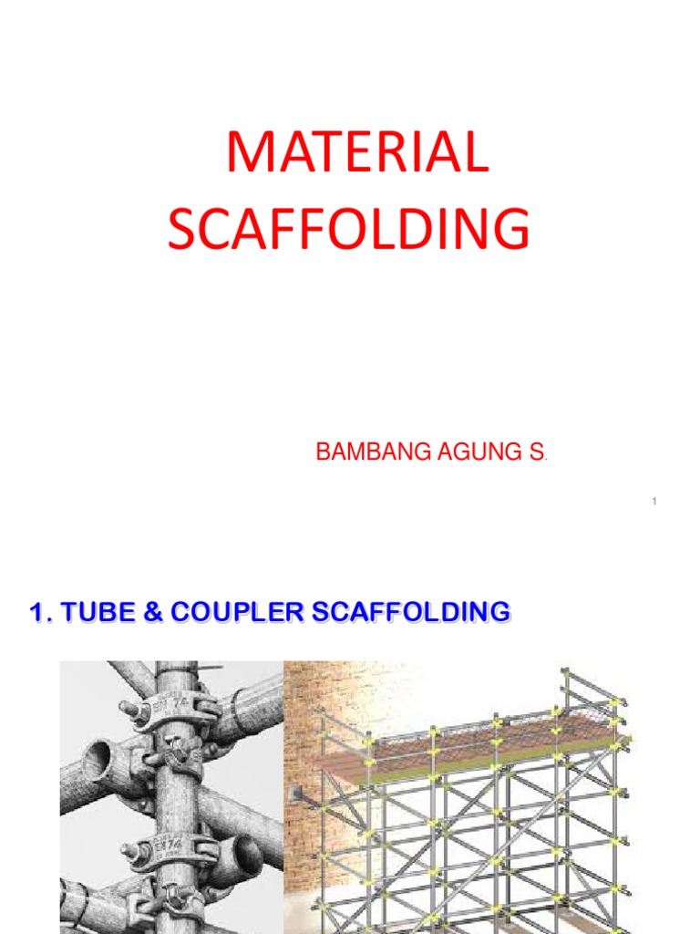 Material Scaffolding Pdf