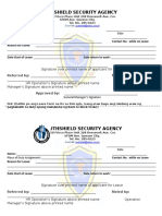 Southshield Security Agency Leave Form