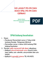 Intervensi Lanjut Pis-Pk Dan Harmonisasi SPM, Pis-Pk