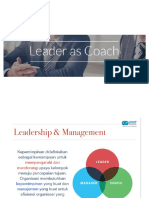 Leader As A Coach