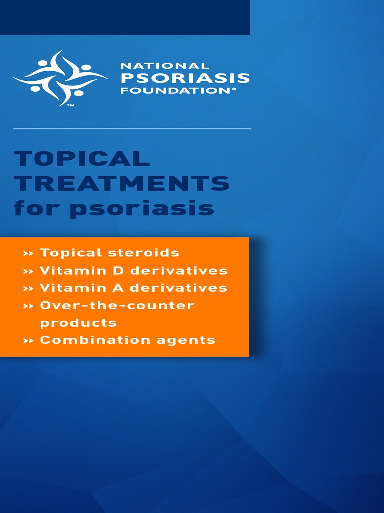 Psoriasis Topicals Booklet PDF Psoriasis Topical Medication