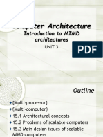 Introduction To MIMD Architecture