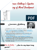Kohlberg's Cognitive Theory of Moral Development Report