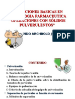 Operaciones Basicas en Tecnologia Farmaceutica