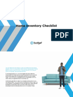 Home Inventory Check List