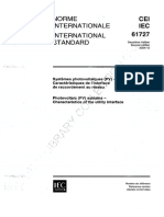 IEC - 61727-PV Systems Characteristics of The Utility Interface PDF